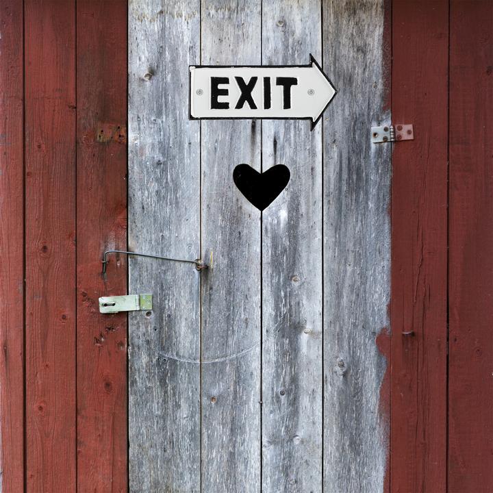 Produktbild Relaxdays Exit Schild