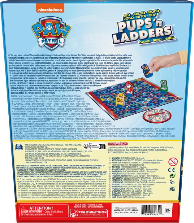 Produktbild Spin Master Paw Patrol Welpen- und Leiterspiel | Paw Patrol-Spielzeug Kleinkinder-Spielzeug Kinderspielzeug | Sp