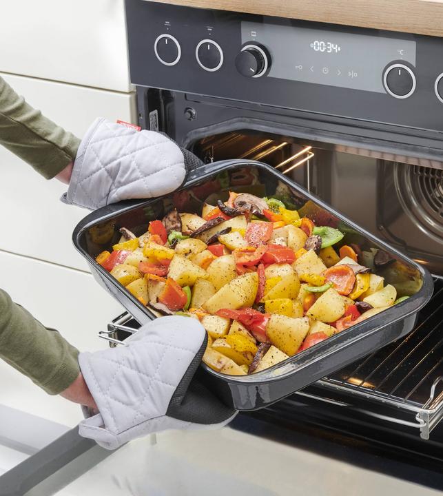 Actual product image Metaltex Oven glove 'antislip' (Cotton, Polyester, Rubber)