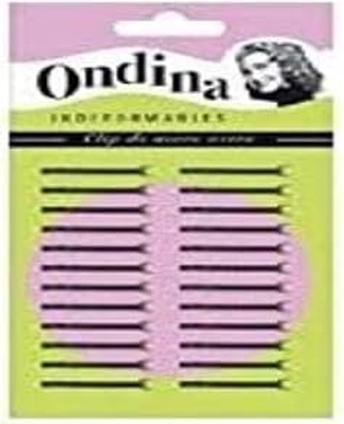 Produktbild Caso Haarspangen Carton Schwarz 2,5 cm (pcs) (24 Stk.)