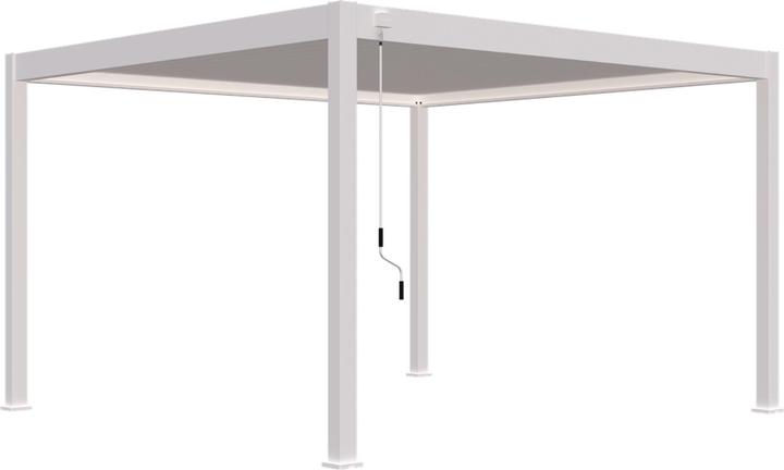 Immagine prodotto Weide Pergola Deluxe Plus 4x4m con tetto a doghe bianco (400 cm, 400 cm)