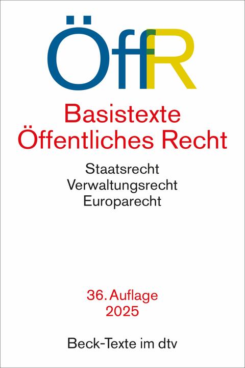 Immagine prodotto Basistexte Öffentliches Recht (Tedesco, Steffen Detterbeck, 2024)