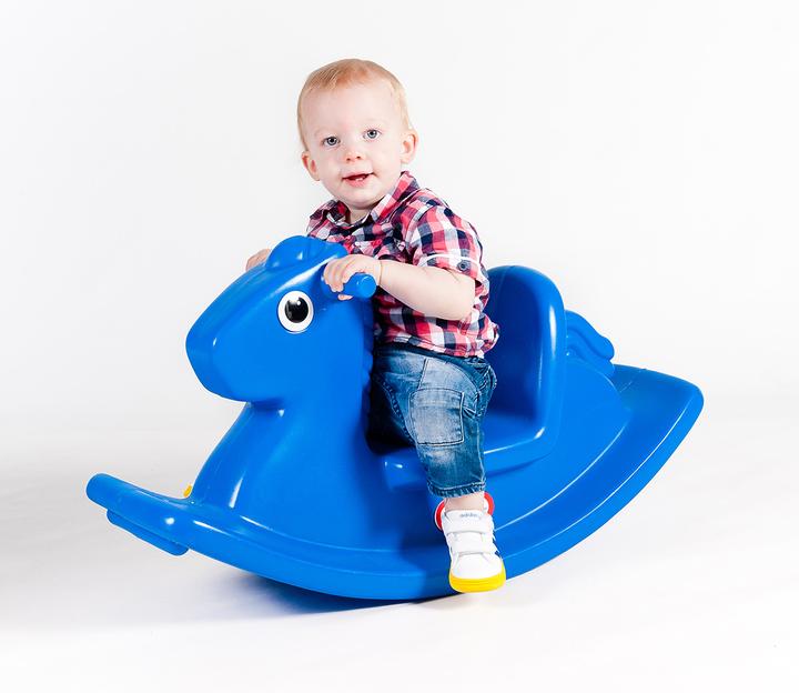 Produktbild Little Tikes Rocking horse in blue cardboard 173950