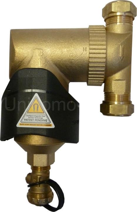 Actual product image SpiroTech SPIROTRAP MB3 sludge separator S-22-WJ connection clamp r. 22 mm, 1.1 m3/h, 0.36 l