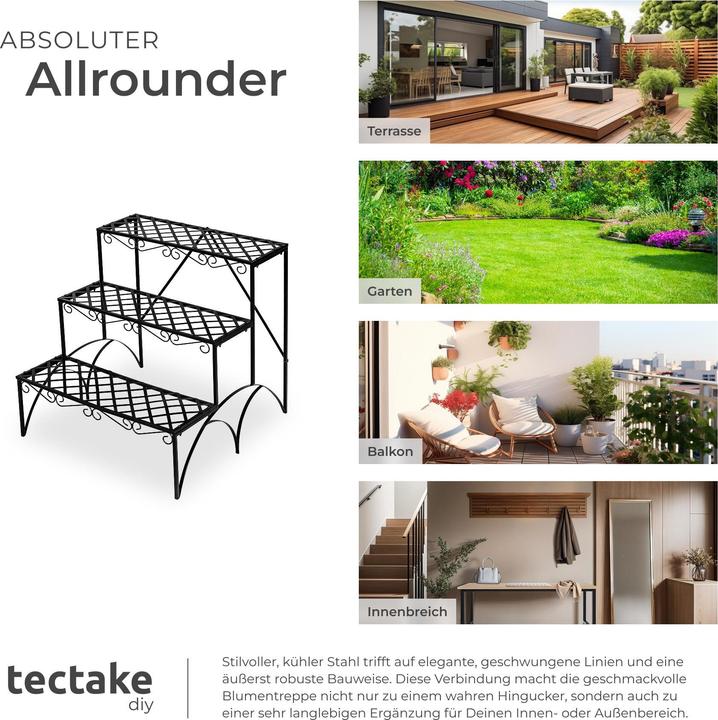 Image du produit tectake Escalier Porte Plantes