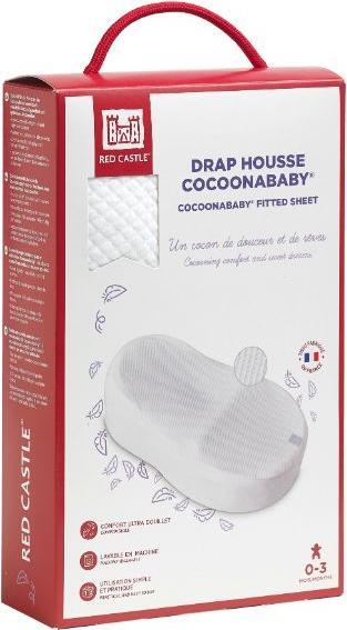 Actual product image Red Castle fitted sheet for Cocoonababy (70 x 44 cm)