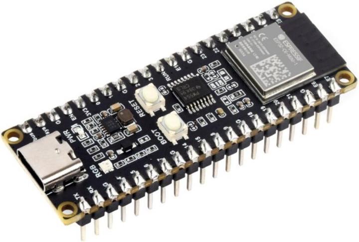 Actual product image WaveShare ESP32-C6 Pico Mini development board with headers