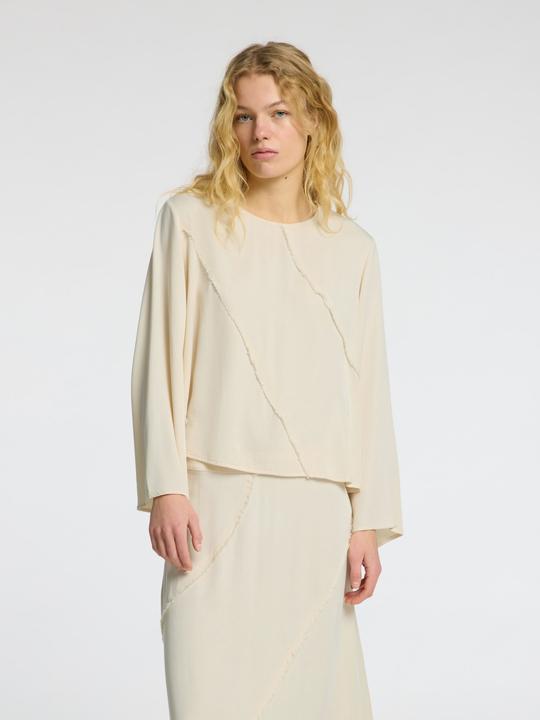 Image du produit Selected Femme Rundhals Oberteil mit langen Ärmeln (42)