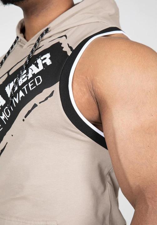 Produktbild Gorilla Wear Loretto Hooded Tank Top - Beige (XL)