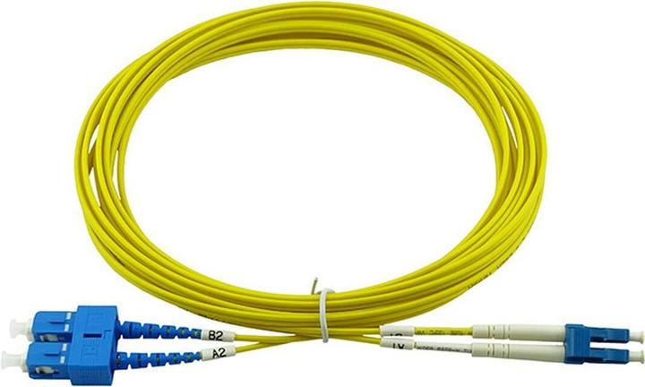 Produktbild BlueOptics Duplex LWL Patchkabel LC-UPC/SC-UPC Singlemode 0.5 Meter (CAT6, 0.50 m)