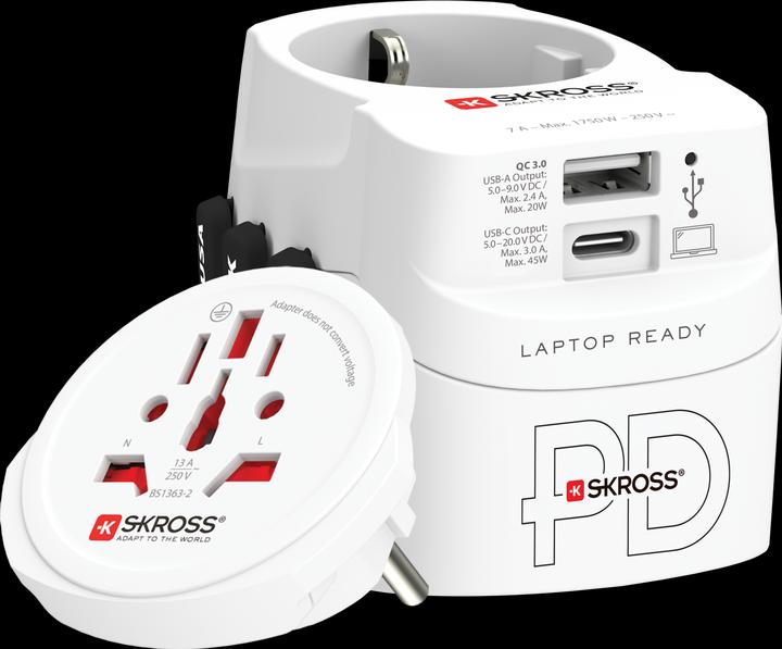 Produktbild Skross PRO Light USB AC45PD World
