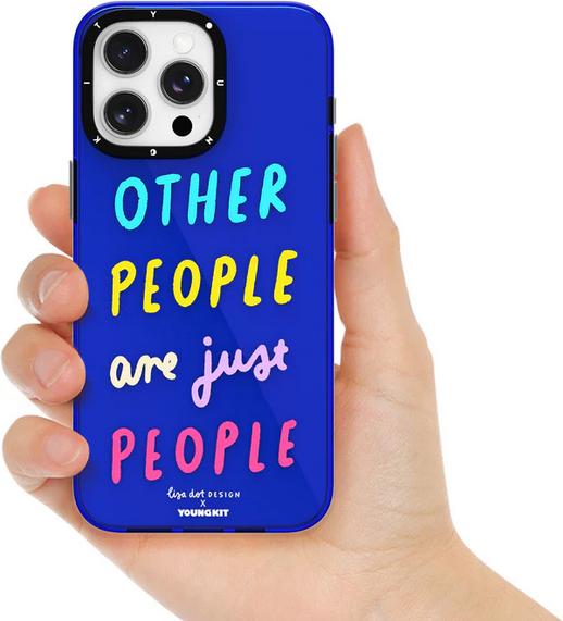Produktbild Youngkit Hülle @LisadotDesign Positive Quotes Case Overthink this (Apple iPhone 15 Pro Max)