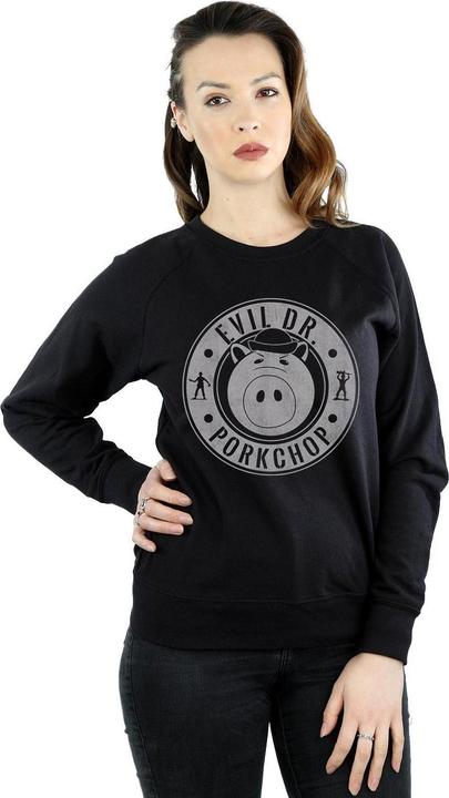 Actual product image Disney Womens/Ladies Toy Story Evil Dr Pork Chop Sweatshirt (S)