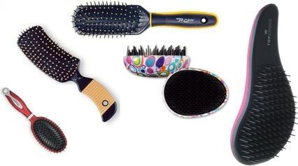Actual product image TOP Detangling Hair Brush Various Models and Colours