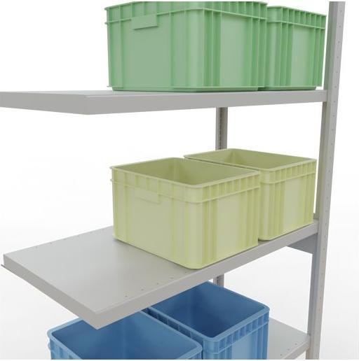Immagine prodotto Schulte Lagertechnik Sistema di alloggiamento senza bulloni MULTIplus250 con traversa