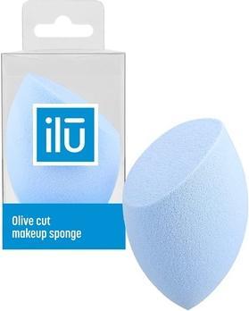Image du produit Ilu T4B Éponge de maquillage en forme d'olive Pour Fond de teint, Correcteur Et Poudre (Bleu)