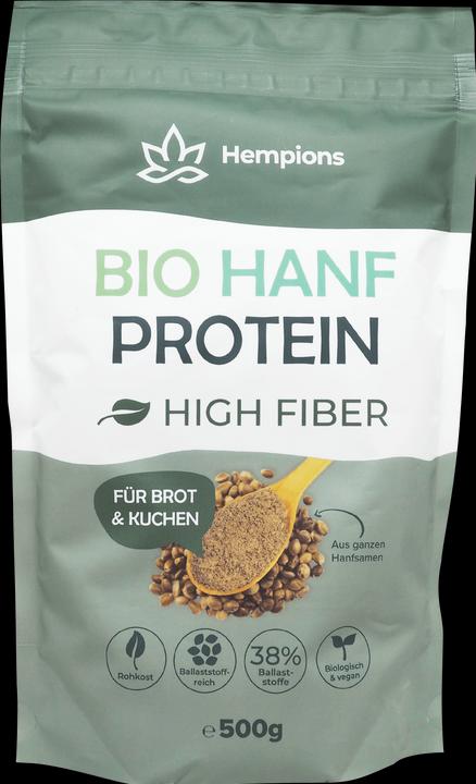 Hempions Bio Hanfprotein (Neutral nussig, 1 Stk., 500 g)