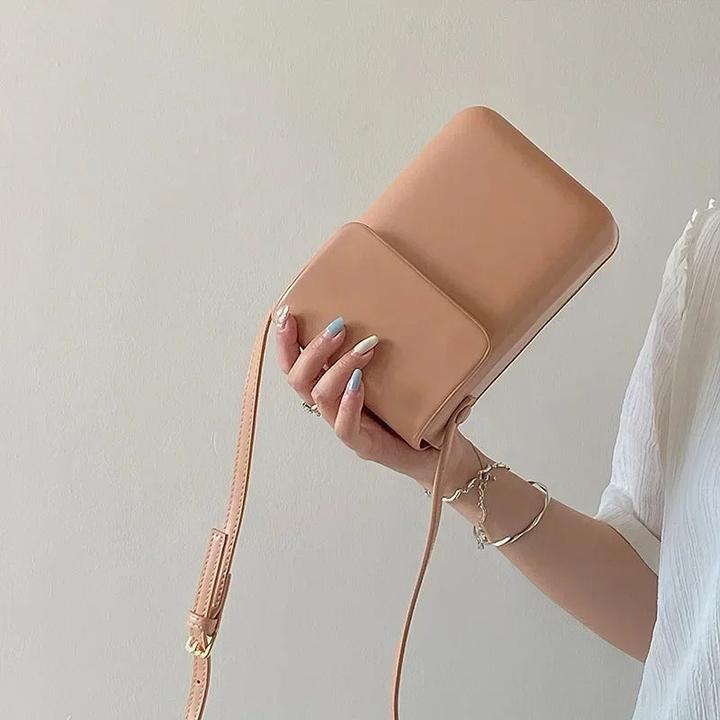 Produktbild Only-Bags.Store Klappe Crossbody Taschen Mini PU Leder Schultertaschen und Handtaschen Telefon Einfache feste