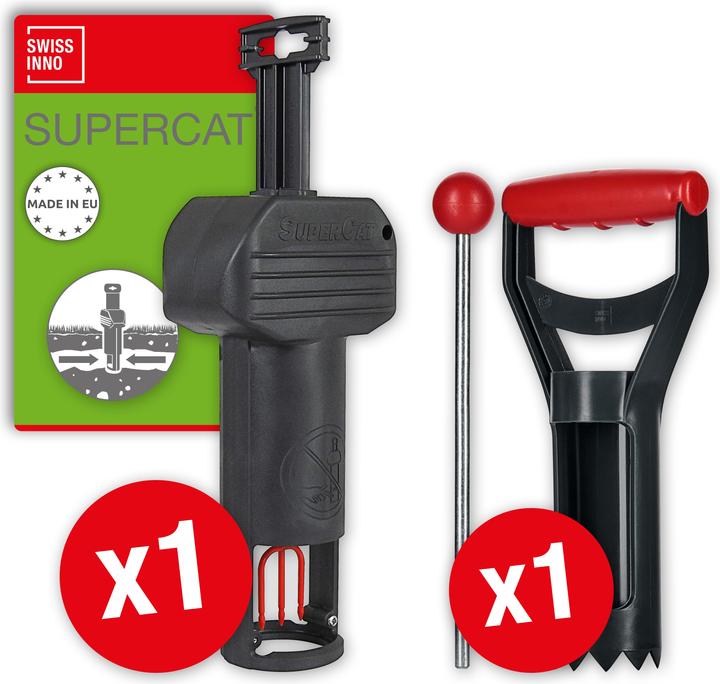 Image du produit Super Cat Wühlmausfalle SuperCat Set (1x Wühlmausfalle, 1x Zubehörset)