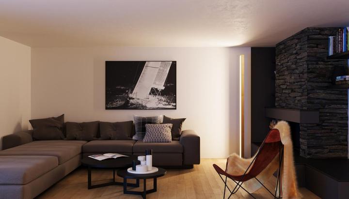 Actual product image kln.swiss Wood Floor Lamp Columna (4845 lm)