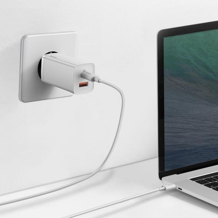 Immagine prodotto Baseus Caricabatterie rapido GaN2 LiteC+U 65W EU Bianco (65 W)