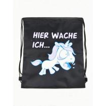 Kögler Sportbeutel, "HIER WACHE ICH..." bissiges Einhor