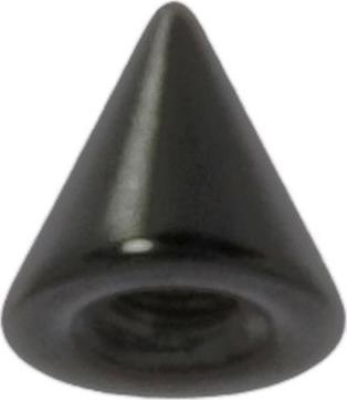 Actual product image Bijouteria Piercing attachment (Surgical steel 316L, PVD coating (black))