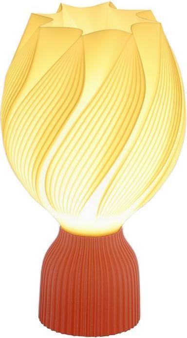 Produktbild Swisshandel24 Tischlampe, LED Tischleuchte mit 3D-Druck blütenähnlichen Lampenschirm Weiss (450 lm, E27)