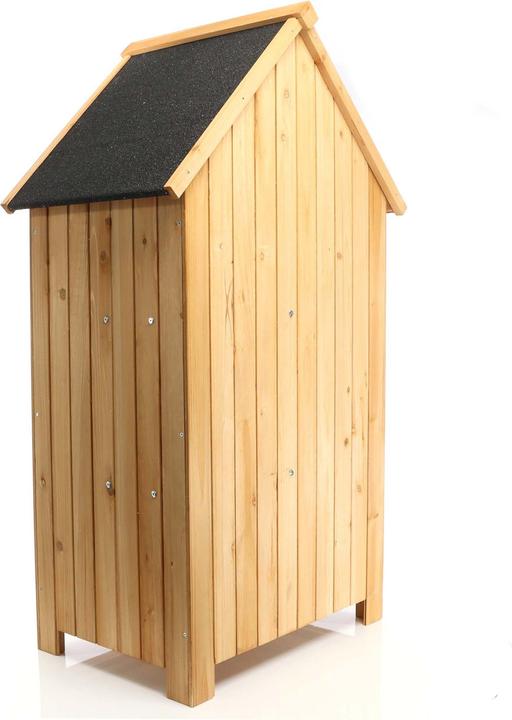 Immagine prodotto Wiltec Capanno da giardino Tetto in legno d'abete bitumato 770x540x1370mm Capanno per attrezzi Capannone