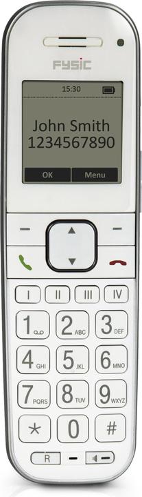 Image du produit Fysic FX-9000 Senioren DECT telefoon - Extra luid gespreksvolume voor slechthorenden - Wit