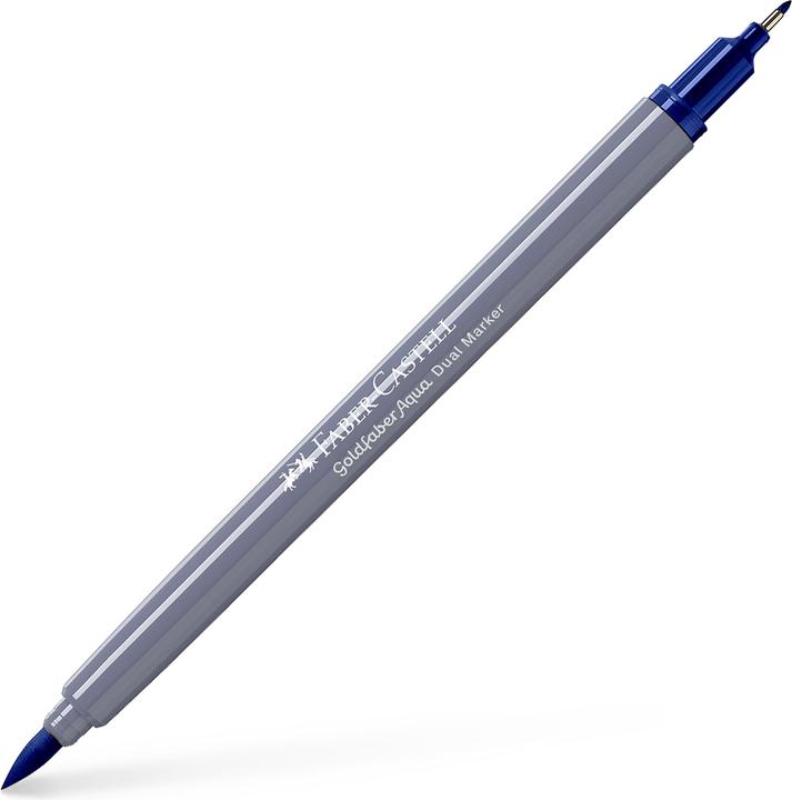 Produktbild Faber-Castell Dual Marker Goldfaber Aqua (Helioblue Reddish, 1 x)
