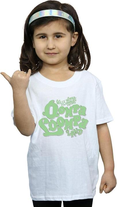 Image du produit Willy Wonka & the Chocolate Factory - T-shirt OOMPA LOOMPA LAND - Fille (140, 146)