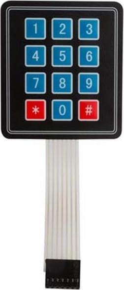 Produktbild Whadda Tastatur 3 x 4 Matrix mit Folie