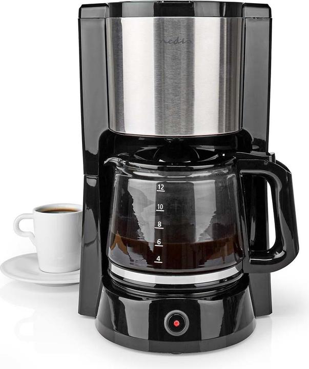 Actual product image Nedis Coffee maker | max. capacity: 1.5 l | number of cups at once: 12 | Keep warm | Black (EU plug)