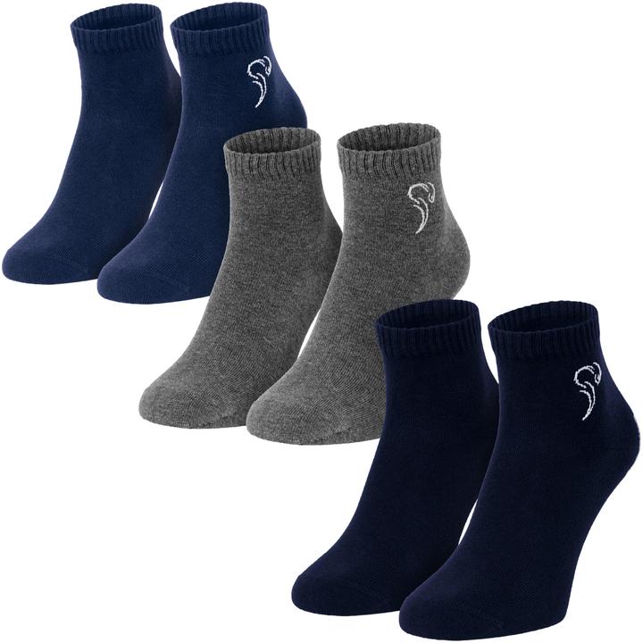Dark blue / blue / grey