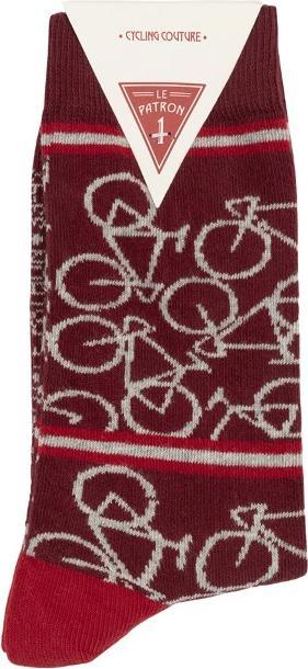 Immagine prodotto Patrón Spirits Company Calzini da bicicletta Le Patron bordeaux (39 - 42)