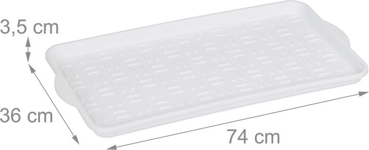 Actual product image Relaxdays Shoe drip tray (74 x 36 x 3.5 cm)