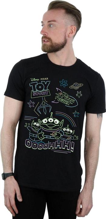Immagine prodotto Disney Toy Story Neon Little Green Men Maglietta Uomo (4XL)