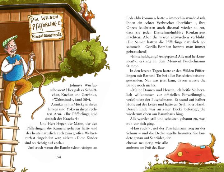 Actual product image Die wilden Pfifferlinge – Dann retten wir eben die Welt! (German, Judith Allert, Caroline Opheys, 2023)