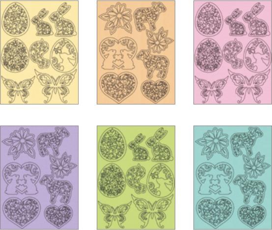 Immagine prodotto Ursus Set di decorazioni pasquali pastello (1 x)