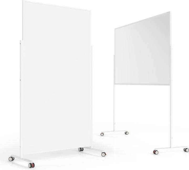 Actual product image Magnetoplan MAGNETOP. Design whiteboard Vario 1181100 steel, mobile 1000x1800mm (1000 x 1800 mm)