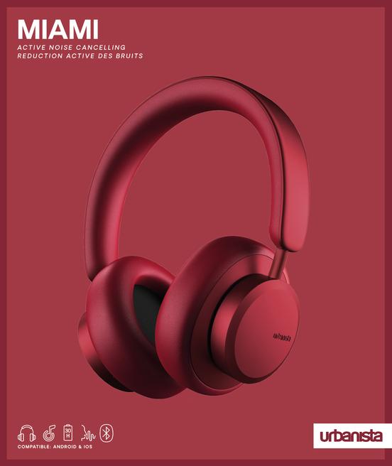 Image du produit Urbanista Miami (ANC, 40 h, Filaire, Sans fil)