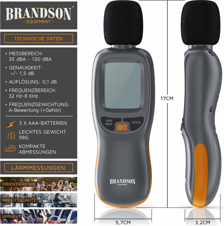 Produktbild Brandson Schallpegelmessgerät