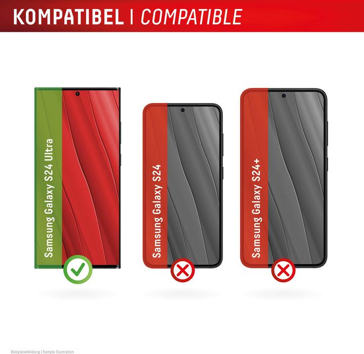 Produktbild Displex Premium Glass, Full Cover Anti-Reflex Panzerglas (1 Stück, Samsung Galaxy S24 Ultra)