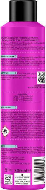 Actual product image Schwarzkopf got2b happy hour hairspray, 300ml (300 ml)