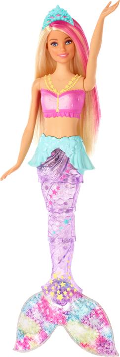 Barbie Sirène Lumieres & Danse Aquatique Blonde - Poupée Mannequin - 3 ans et +