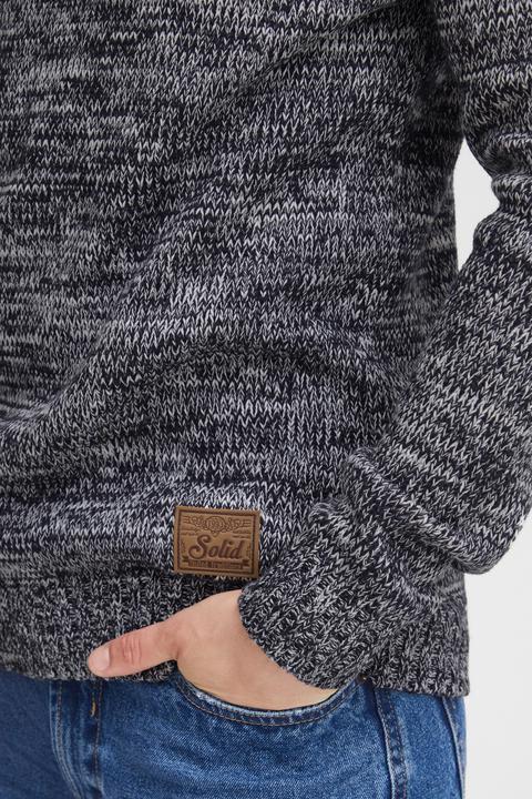 Actual product image Solid Philaremo Men's Roll Neck Jumper Turtleneck Made Of 100% Cotton (XXL)