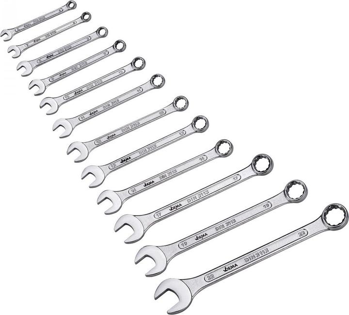 Image du produit Dema Ring-/Gabelschlüssel 12tlg. (13 mm, 11 mm, 12 mm, 10 mm, 14 mm)