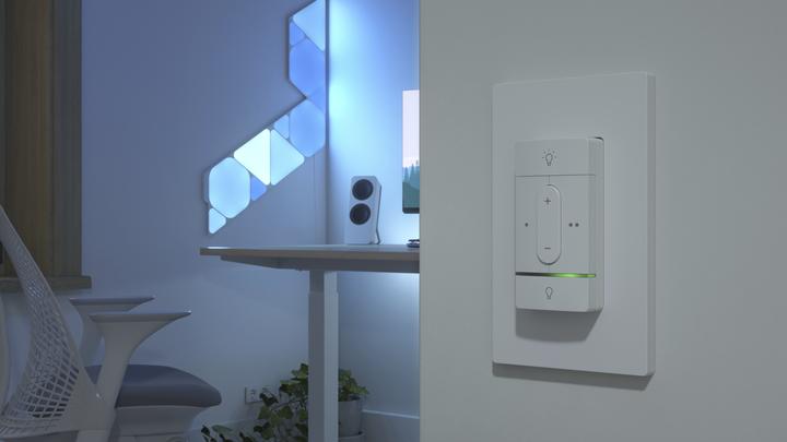 Actual product image Nanoleaf Sense+ wireless light switch