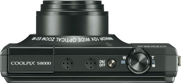 Actual product image Nikon Coolpix S8000, 14MP, 10x zoom, HD movies, silver (1/2,3'')